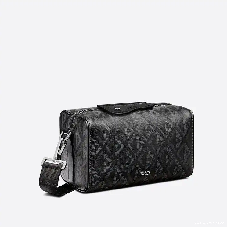 Cheap 22 Canvas Motif Lingot Dior CD Black Bag Diamond 0628 Luxury